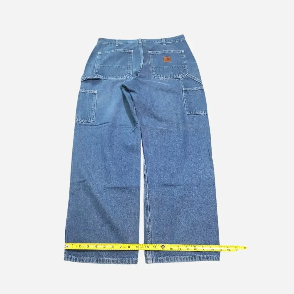 Vintage Carhartt Denim Blue Jeans (32x30)